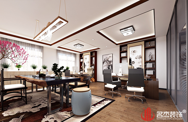 广州金土副总司理室装修设计