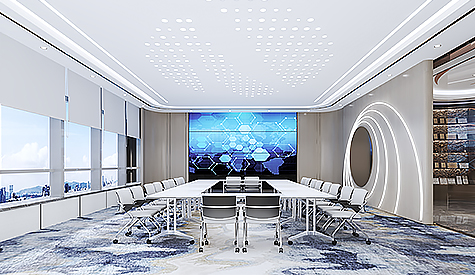 广州悦赏荟企业治理办公室装修设计