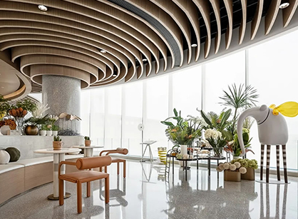 金茂万科都会四序售楼处商业空间装修设计